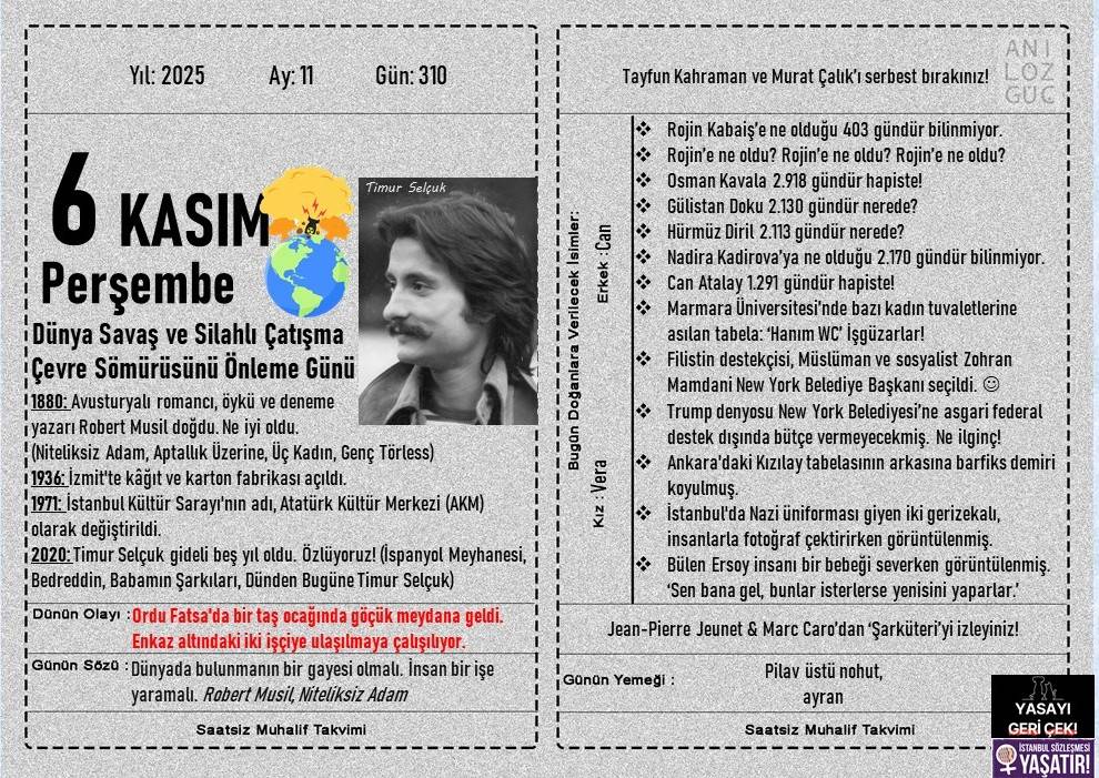 Dünya Savaş ve Silahlı Çatışma Çevre Sömürüsünü Önleme Günü 1